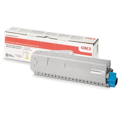 Oki O4709 Toner y - OKI 47095701 für z.B. OKI C 834 DN, OKI C 834, OKI C 824 dn, OKI C 824 n, OKI C 824, OKI C 834 dnw, OKI C 834 nw
