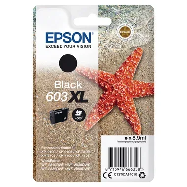 EPSON Tintenpatrone 603XL schwarz T03A14010 XP-2100 500 Seiten