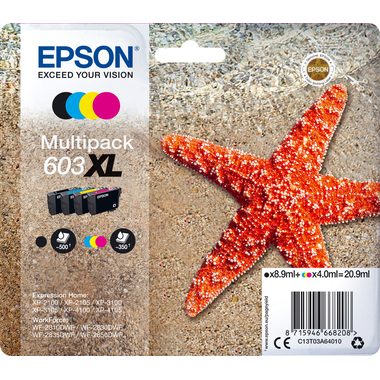 EPSON Multipack Tinte 603XL CMYBK T03A64010 XP-2100 4-color