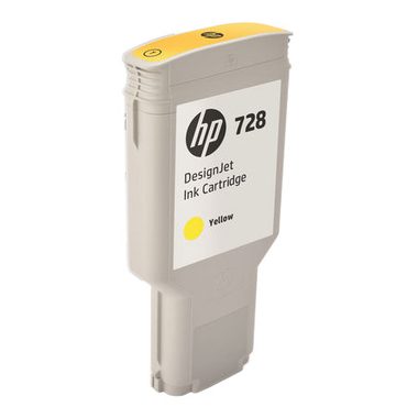HP 728 Gelb DesignJet Druckerpatrone, 300 ml