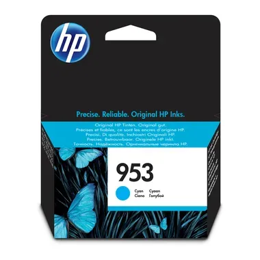 HEWLETT PACKARD - HP Tintenpatrone 953 cyan F6U12AE OfficeJet Pro 8710 700 S., One Size