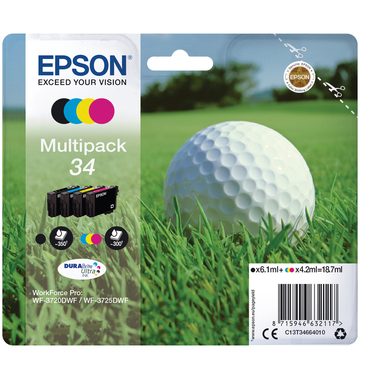 EPSON Multipack Tinte CMYBK T346640 WF-3720/3725DWF 4-color