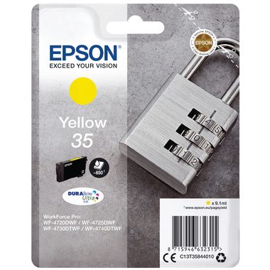 EPSON Tintenpatrone yellow T358440 WF-4720/4725DWF 650 Seiten