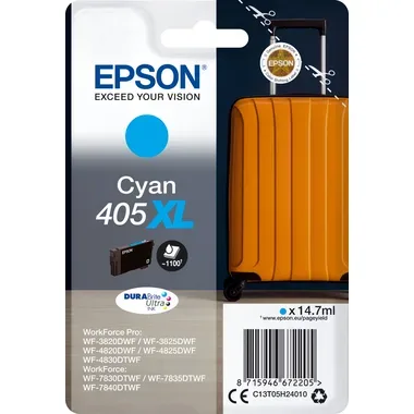 EPSON Tintenpatrone 405XL cyan T05H24010 WF-7830DTWF 1100 Seiten