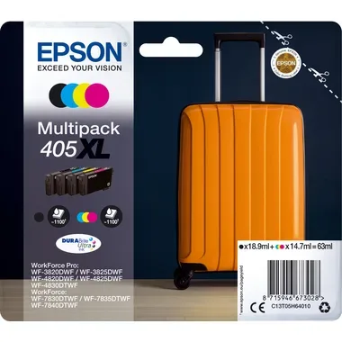 EPSON Multipack Tinte 405XL CMYBK T05H64010 WF-7830DTWF 4-color