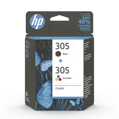 HP Tintenpatrone 305 BK/color 6ZD17AE DeskJet 2300/2700 2-Pack