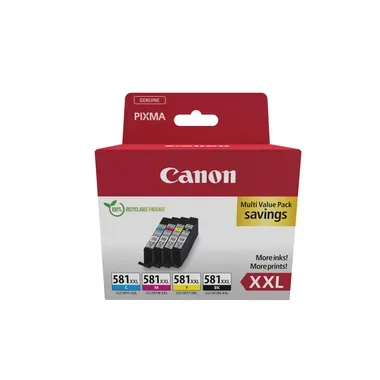 CANON Multipack Tinte XXL BKCMY CLI-581XXL Pixma TR7550 4x11.7ml