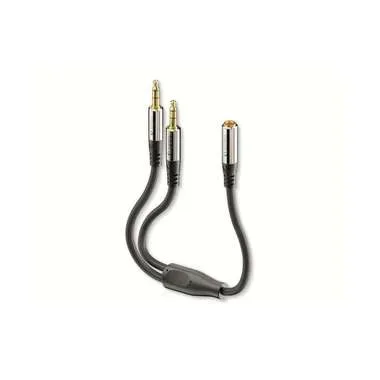sonero 2x 3.5mm auf 3.5mm Audio Adapter 0.25 m