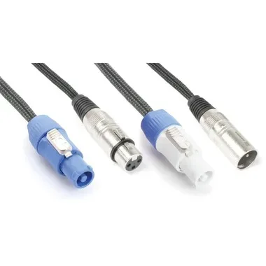 PD Connex Audio-Kabel CX06-15 Powercon - XLR 3 Pole, female 15 m