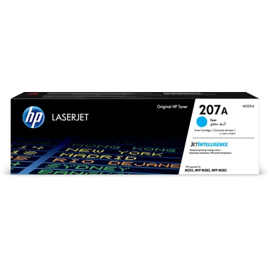 HP Toner-Modul 207A cyan W2211A CLJ Pro M255/282/283 1250 S.