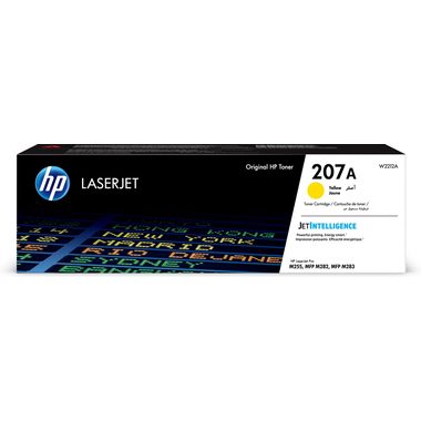 HP Toner-Modul 207A yellow W2212A CLJ Pro M255/282/283 1250 S.