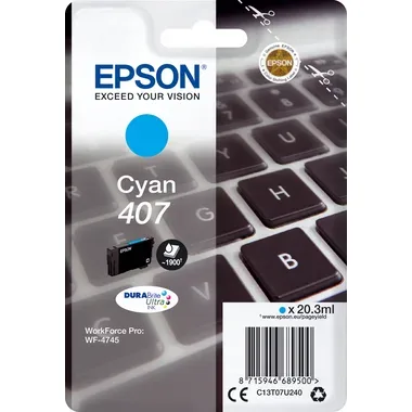 EPSON Tintenpatrone L cyan T07U240 WF-4745 1900 Seiten