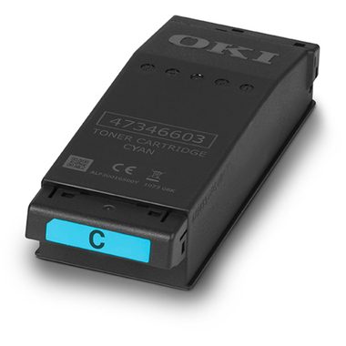 OKI - Toner 09006127 Cyan, One Size