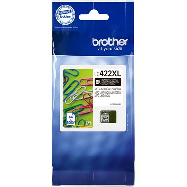BROTHER Tintenpatrone HY schwarz LC-422XLBK MFC-J5340 3000 Seiten