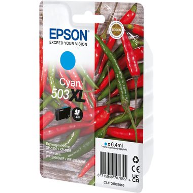 EPSON Tintenpatrone 503XL cyan T09R24010 WF-2960/65 470 Seiten
