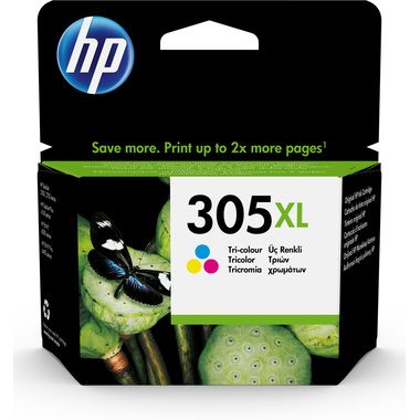 HEWLETT PACKARD - HP Tintenpatrone 305XL color 3YM63AE#UUS DeskJet 2300/2700 200 Seiten, One Size