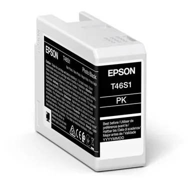 EPSON Tintenpatrone photo schwarz T46S100 SureColor SC-P700 26ml