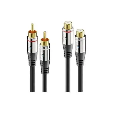 sonero - Audio-Kabel Cinch - Cinch 3 m, Schwarz, One Size