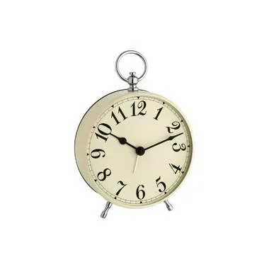 TFA Dostmann Klassischer Wecker Retro Beige