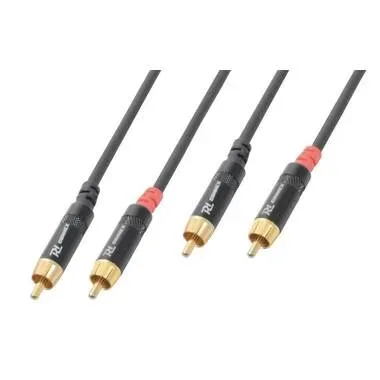 PD-Connex - Audio-Kabel CX94-05 Cinch - Cinch 0.5 m, Schwarz, One Size