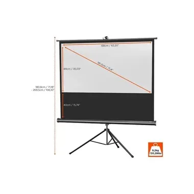 celexon Stativleinwand Economy 158 x 89 cm