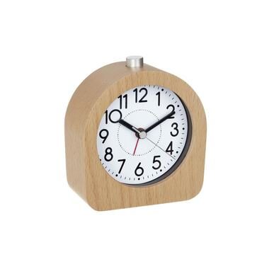 TFA Dostmann - Wecker mit Buche-Rahmen, One Size, Multicolor