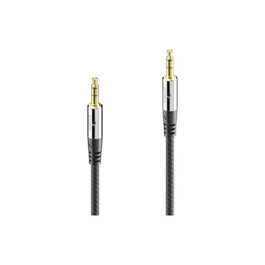 sonero Audio-Kabel 3.5 mm Klinke mit Nylonmantel 1 m