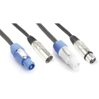 PD Connex CX05-3 Powercon - XLR 3 Pole, male 3 m