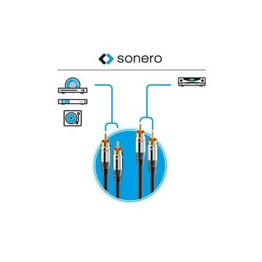 sonero Audio-Kabel Cinch - Cinch 3 m