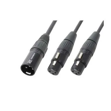 PD-Connex - CX142 XLR 3 Pole, male - XLR 3 Pole, female 0.5 m, Schwarz, One Size