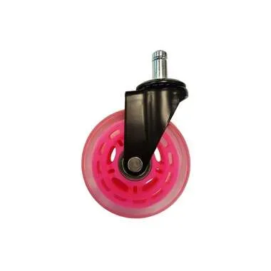LC-Power Gaming Stuhlrollen 5er Set Pink