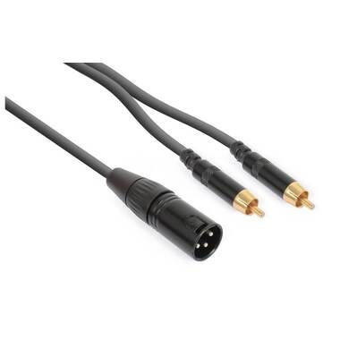 PD Connex CX58-3 XLR 3 Pole, male - Cinch 3 m