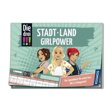 Kosmos Kinderspiel Die drei !!! Stadt Land Girlpower -DE-