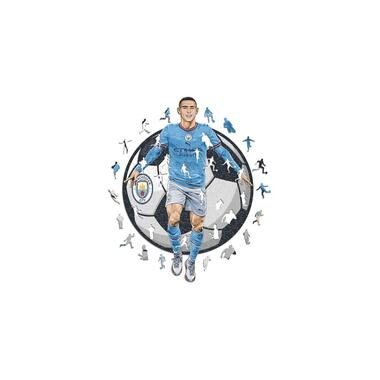 nicht definiert Puzzle »Iconic Man City FC ? Phil Foden«, Holzart: Birke (Herkunftsland: China)