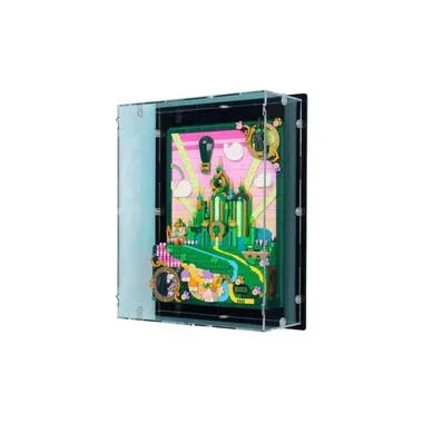 iDisplayit Acryl-Wand-Display für LEGO 75685 Emerald City Wandkunst