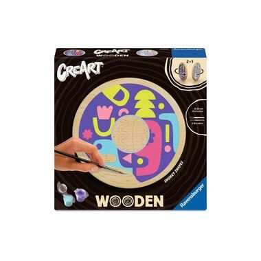 Ravensburger Malen nach Zahlen CreArt Wooden – Eckige Formen