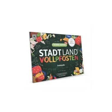 Denkriesen Stadt Land Vollpfosten A4 Block School Edition -DE-