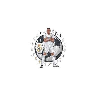 Iconic Puzzle Puzzle Kylian Mbappé – Real Madrid