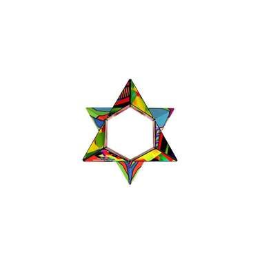 Shashibo Cube Stained Glass – by Artist Laurence Gartel 2.0