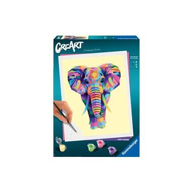 Ravensburger Malen nach Zahlen CreArt: Funky Elephant