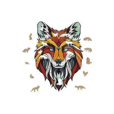 Eco Wood Art - Holz-Puzzle Fuchs