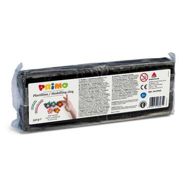 Primo Knetmasse 550 g, Schwarz