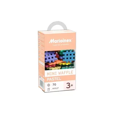 Max Bersinger Baukasten Marioinex Mini Waffle Pastell - 70 Teile