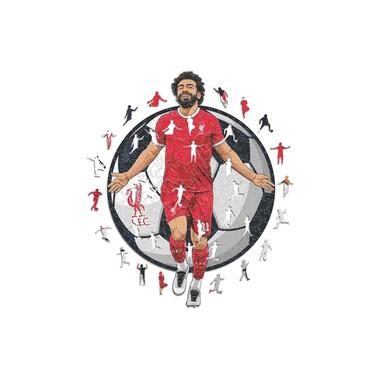 nicht definiert Puzzle »Iconic Liverpool FC ? Mo Salah«, Holzart: Birke (Herkunftsland: China)