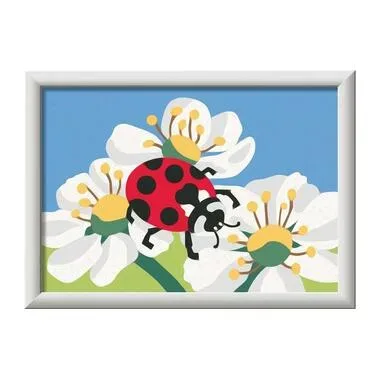 Ravensburger Malen nach Zahlen CreArt Ladybug with flowers