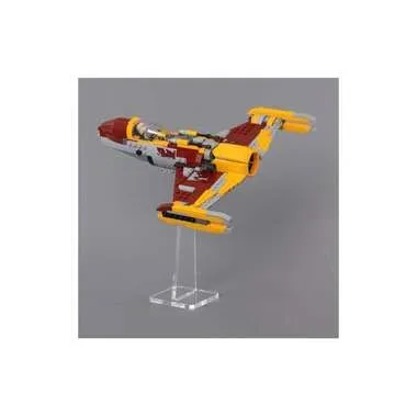 iDisplayit Acryl-Ständer für LEGO Modelle Angewinkelt 18 cm hoch
