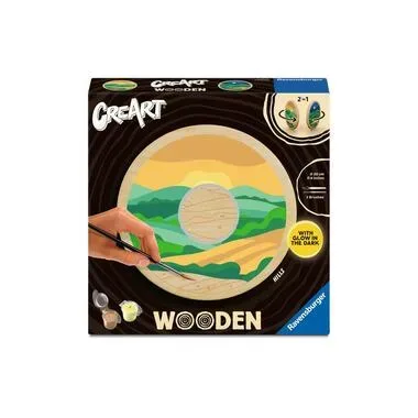 Ravensburger Malen nach Zahlen CreArt Wooden – Hügel