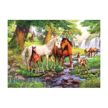Wildpferde am Fluss (Kinderpuzzle)