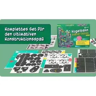 Franzis Experimentierkasten Kugelbahn selber bauen 143-teilig, DE