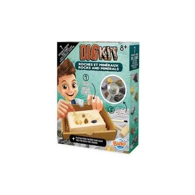 Buki Experimentierkasten DigKit Steine und Mineralien